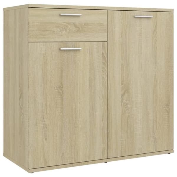 Maison Exclusive - Buffé ek sonoma 80x36x75 cm ingenjörsträ