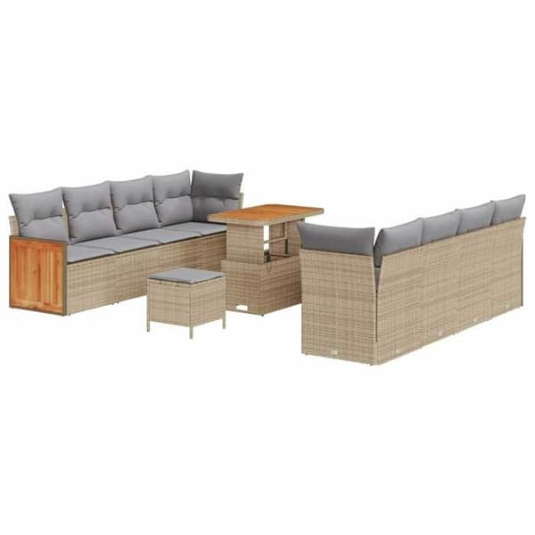 Maison Exclusive - 12 stk. have-sofa sæt i beige og lys grå beige