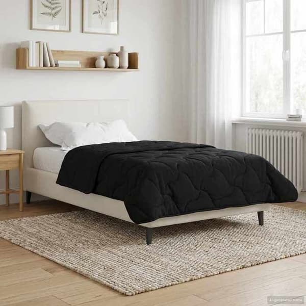 Maison Exclusive - Helårs dyne Matelassé Sort 140 x 220 cm