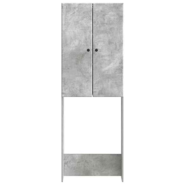 Maison Exclusive - Badeværelsesskab BREDA Grå beton 66 x 25,5 x 190 cm
