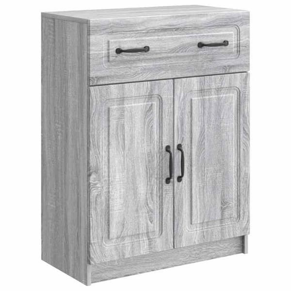 Maison Exclusive - Buffé Sonoma grå 66 x 34,5 x 87 cm Ingenjörsträ Sonoma grå