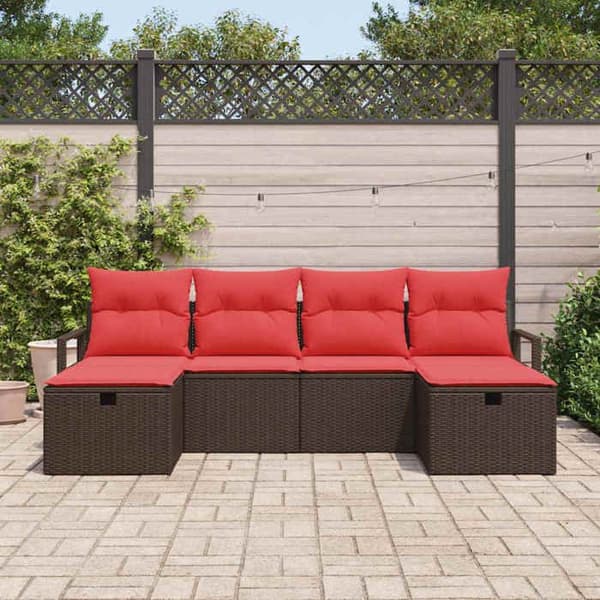 Maison Exclusive - Set med 5 st soffor i polyrotin