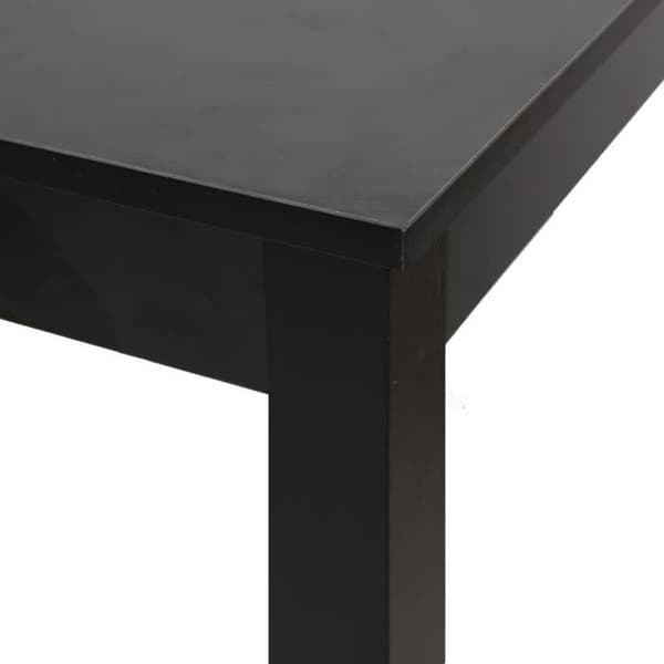 Maison Exclusive - Musta MDF-baari 115x55x107 cm