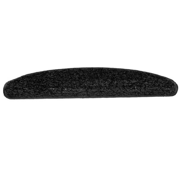 Maison Exclusive - Trappe tæppe 15 stykker 65 x 21 x 4 cm Sort Halvmåne Stor Svart