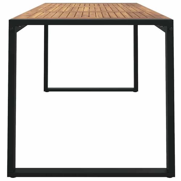 Maison Exclusive - Havebord med U-formede ben 160x80x75 cm akacietræ