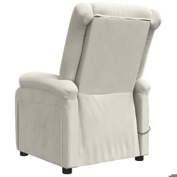 Maison Exclusive - Elektrisk massage stol Creme Velour