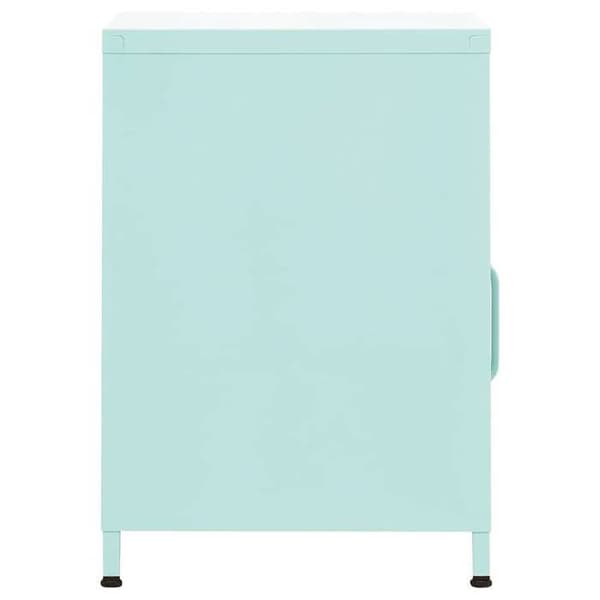 Maison Exclusive - Sängbord Grön mynta 35x35x51 cm Stål mintgrön