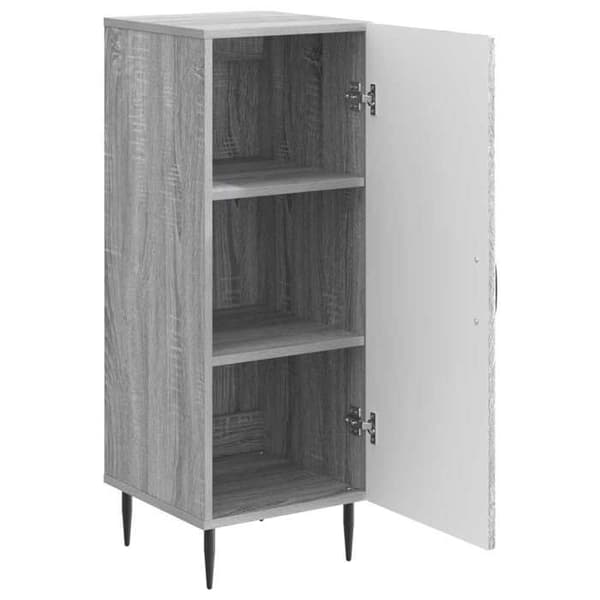 Buffet - EKSKLUSIVT HUS - Sonoma - Sonoma grå - Spånplader - Justerbare hylder Sonoma grå