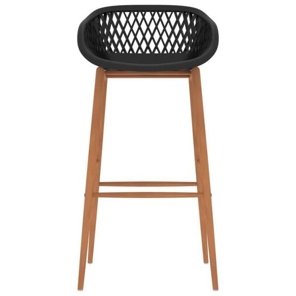 Maison Exclusive - Barstolar set om 2 svart svart