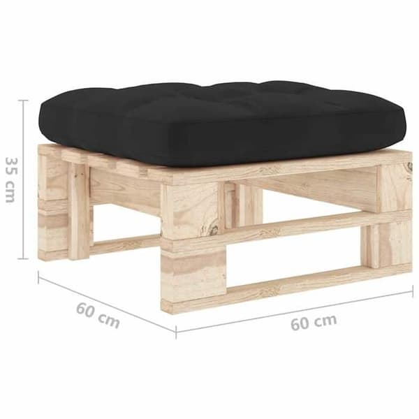 Maison Exclusive - Utepuff i tryckimpregnerad furu