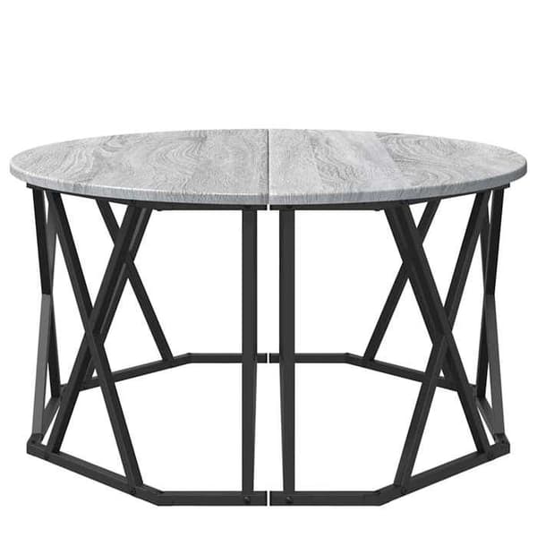 Maison Exclusive - Sohvapöytä Harmaa Sonoma 80 x 80 x 42 cm