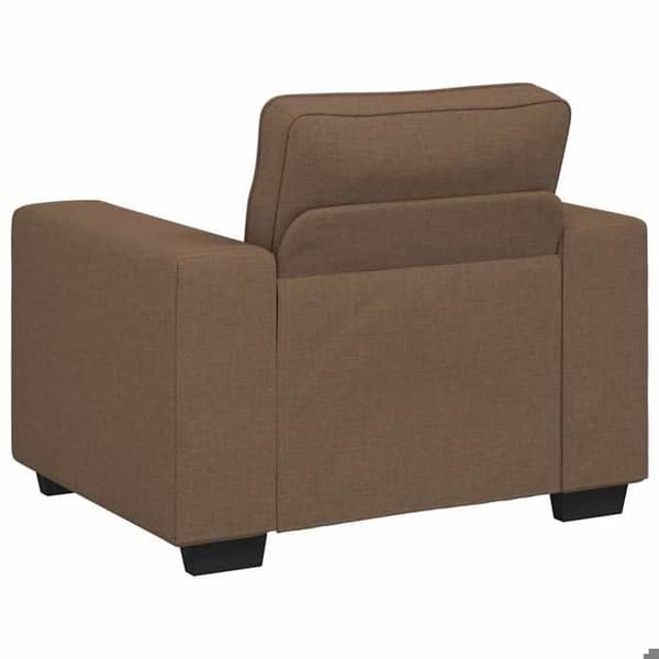 Maison Exclusive - Fåtölj soffa brun 100x77x82 cm i tyg brun