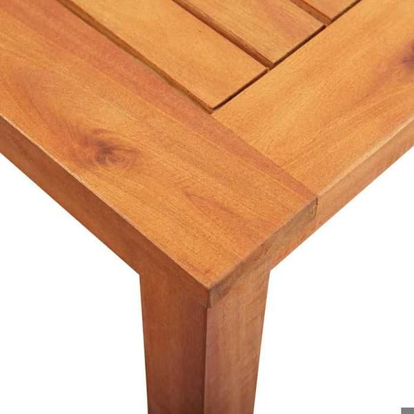 Trädgårdsbord - EXKLUSIV HEM - 215x90x74 cm - Massivt akacia - Rektangulär - Lätt att montera