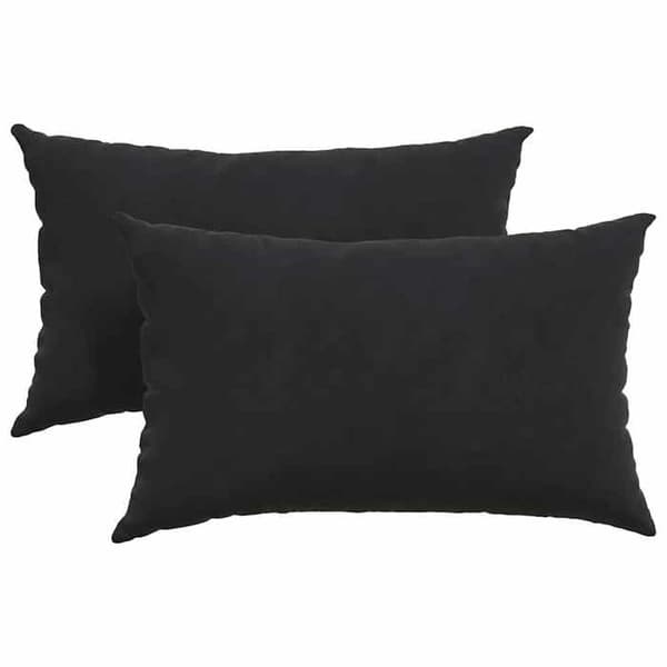 Maison Exclusive - Soffkuddar 2 st Svart 50 x 30 cm Svart