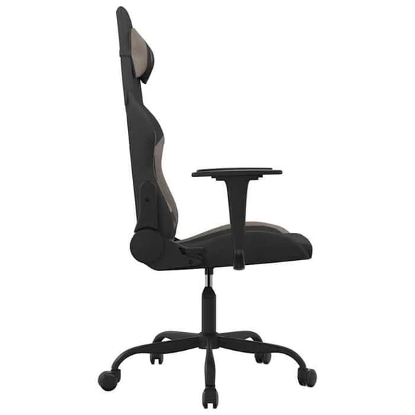 Maison Exclusive - Spilstol Sort og taupe Stof