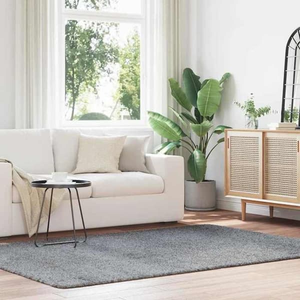 Maison Exclusive - NAVARRA vaaleanharmaa pitkäkarvainen matto 160x230 cm