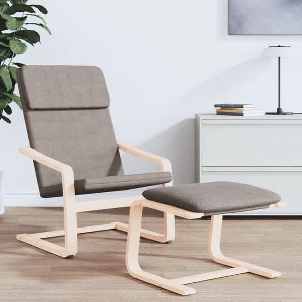 Maison Exclusive - Avkopplingsstol Taupe Tyg