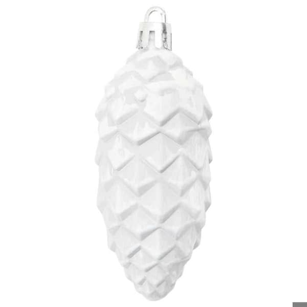 Maison Exclusive - Juldekoration 40 st Vit 4 x 9 cm Plast Vit