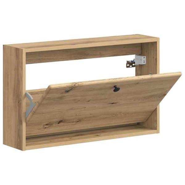 Maison Exclusive - Seinälle asennettava kenkäkaappi BREDA 71 x 17 x 43 cm