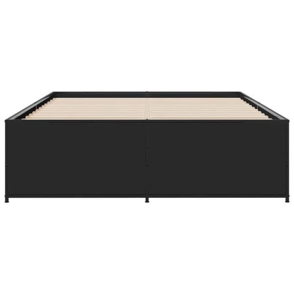 Maison Exclusive - Sengestel uden madras sort 140x190 cm
