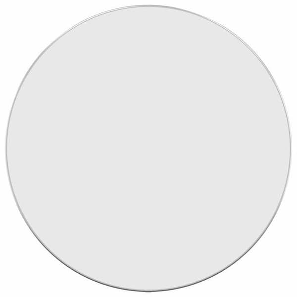 Maison Exclusive - Hopeinen pyöreä seinäpeili Ø 60 cm Silver