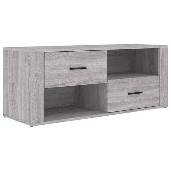 Maison Exclusive - TV-möbel Sonoma grå 100x35x40 cm Ingenjörsträ
