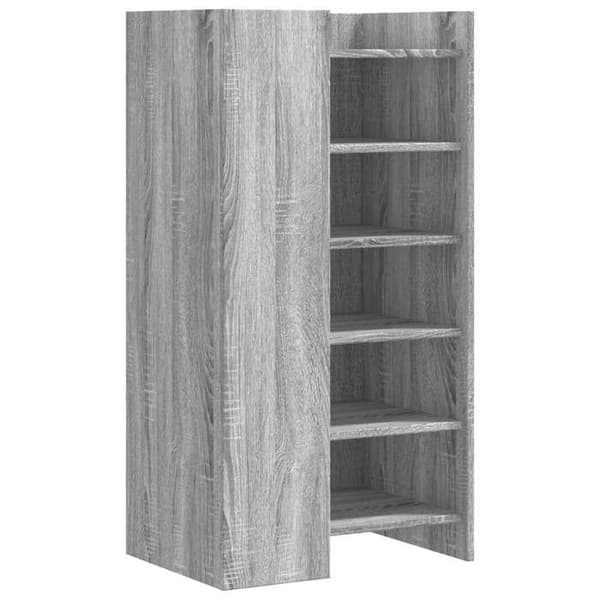 Maison Exclusive - Kenkäkaappi sonoma harmaa 52x37,5x100 cm