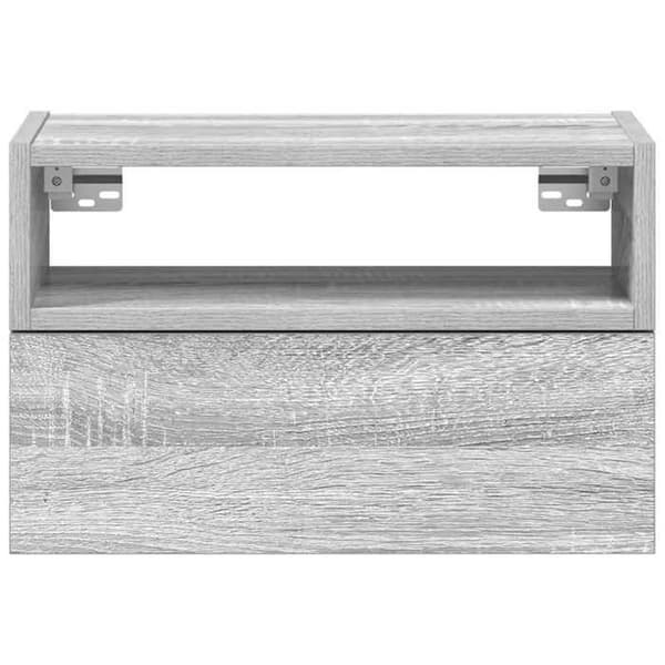 Maison Exclusive - Sonoma harmaa seinäyöpöytä 45x26x28,5 cm