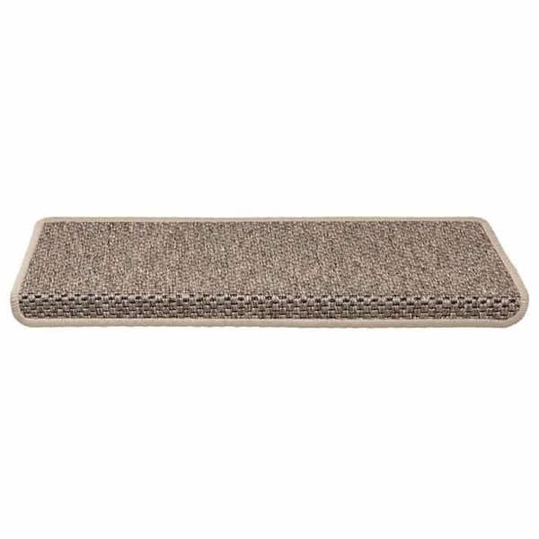 Maison Exclusive - Selvklæbende trappetæpper 15 stk 65x21x4 cm Mørk beige