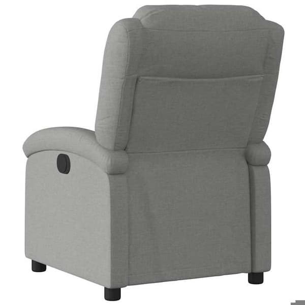 Maison Exclusive - Grått tyg reclinerfåtölj Mörkgrå