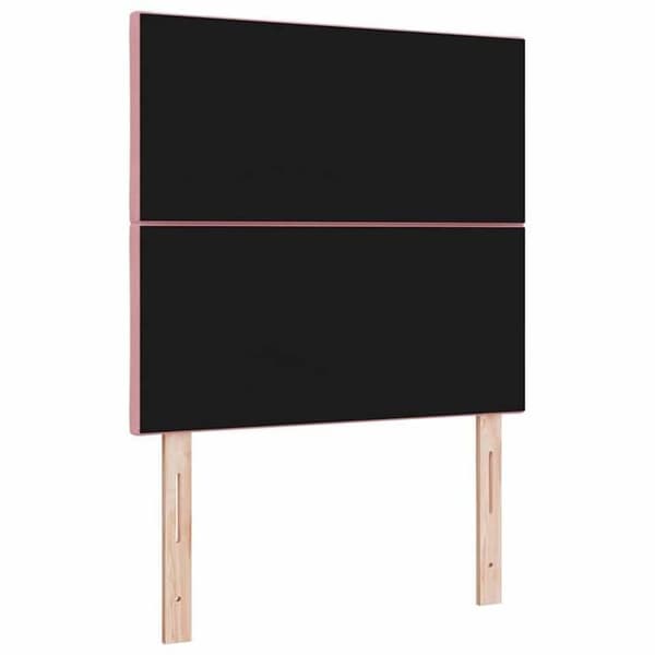 Hovedgærde - EKSKLUSIV HUS - Velour - Rosa - 100 cm - Justerbar mekanisme Ros