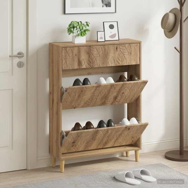 Maison Exclusive - Skoskab DELFT 78 x 24 x 103 cm Ingeniørtræ