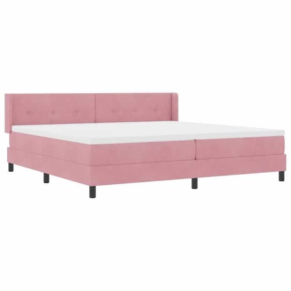 Maison Exclusive - Jousipatja ruusupäällysteellä 200 x 200 cm Sametti