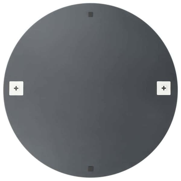 Maison Exclusive - Väggspegel med LED-lampor Rund Glas