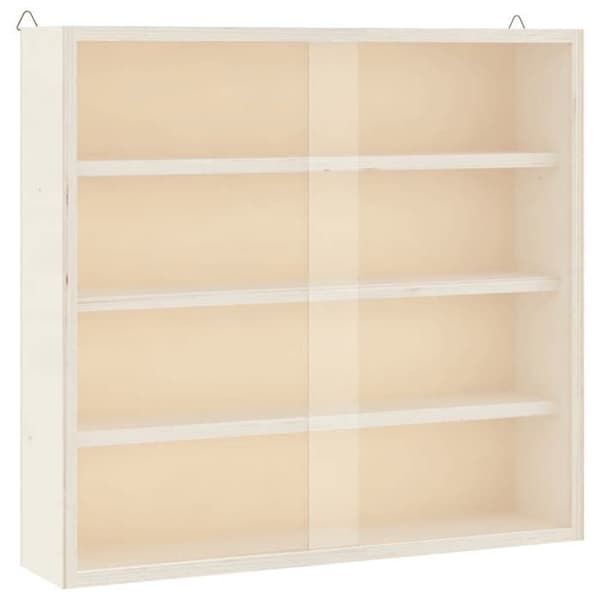 Maison Exclusive - Samling vitrineskab i træ med døre 40x8,5x37cm