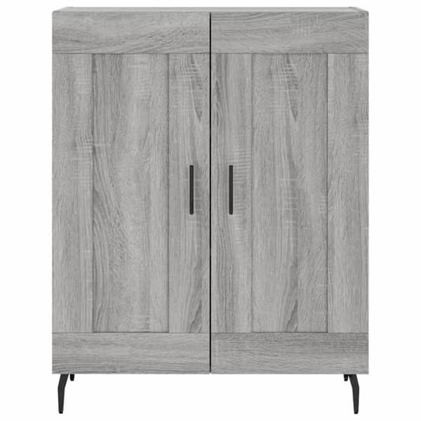 Maison Exclusive - Buffet Sonoma grå 69,5x34x90 cm ingeniørtræ sonoma grå