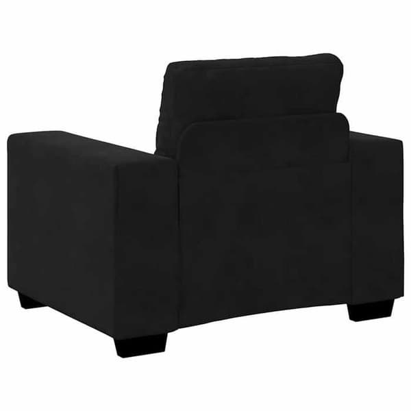 Maison Exclusive - Sort lænestol 100x78x80 cm velour