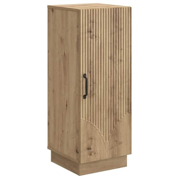 Maison Exclusive - Buffé Ek hantverk 33 x 34,5 x 87 cm Ingenjörsträ