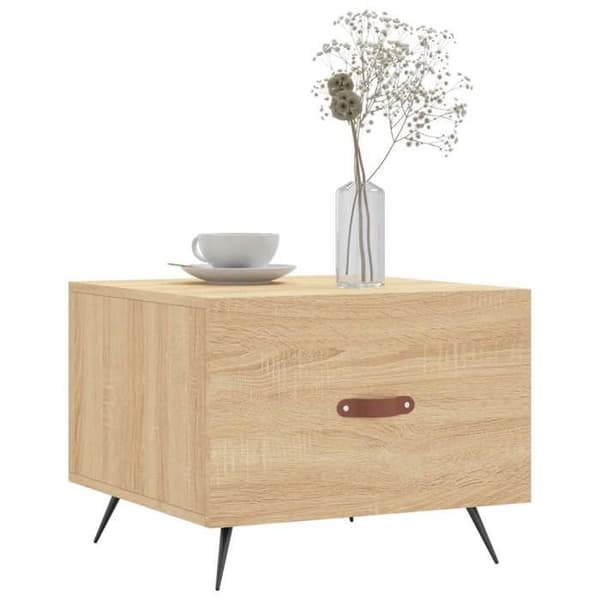 Maison Exclusive - Soffbord Ek sonoma 50x50x40 cm Ingenjörsträ