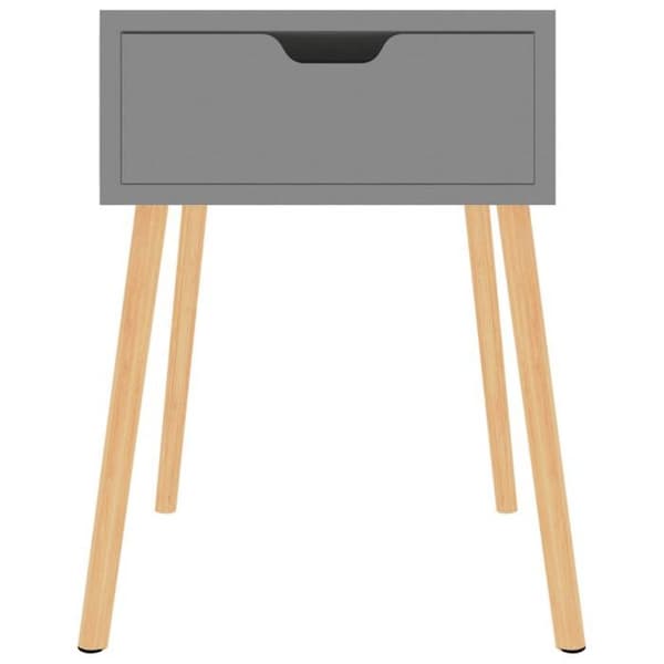 Maison Exclusive - Sengeborde 2 stk Grå 40x40x56 cm Ingeniørtræ Grå