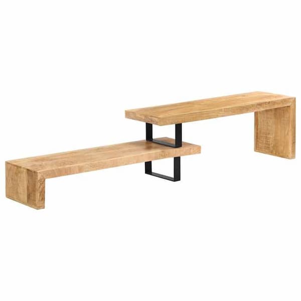 Maison Exclusive - TV-möbel i massiv mangoträ