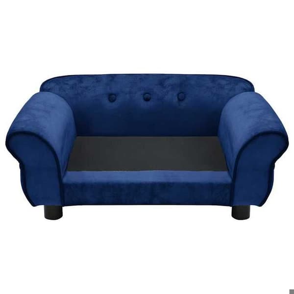 Maison Exclusive - Hundsoffa Blå 72x45x30 cm Plysch Blå