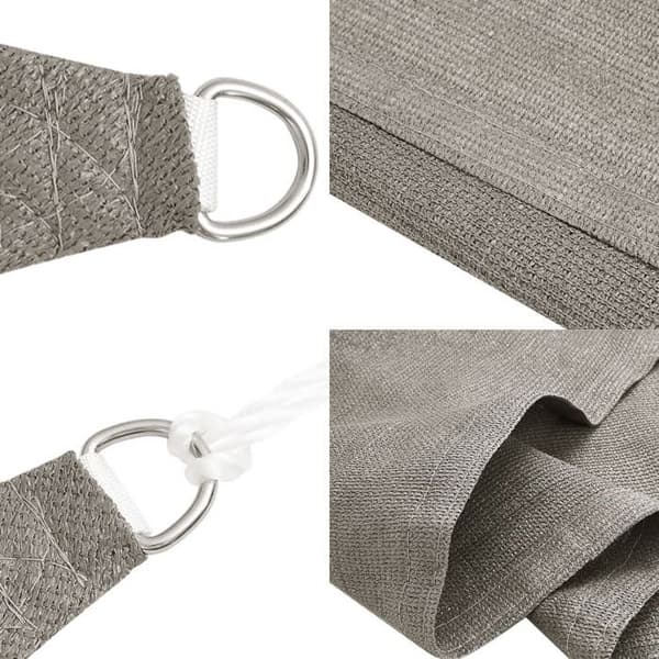 Maison Exclusive - Solskyddsduk 160 g/m² rektangulär ljusgrå 2x4,5 m PEHD