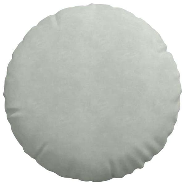 Istuinalusta - EXKLUSIIVINEN KOTI - Pyöreä Ø50 x 19 cm - Vaaleanharmaa sametti - 2 kpl pakkaus - Polyesteritäyte Ljusgrått