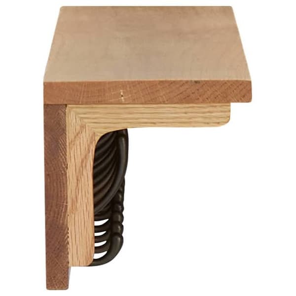 Maison Exclusive - Tøjstativ 90x16x16 cm Massivt egetræ