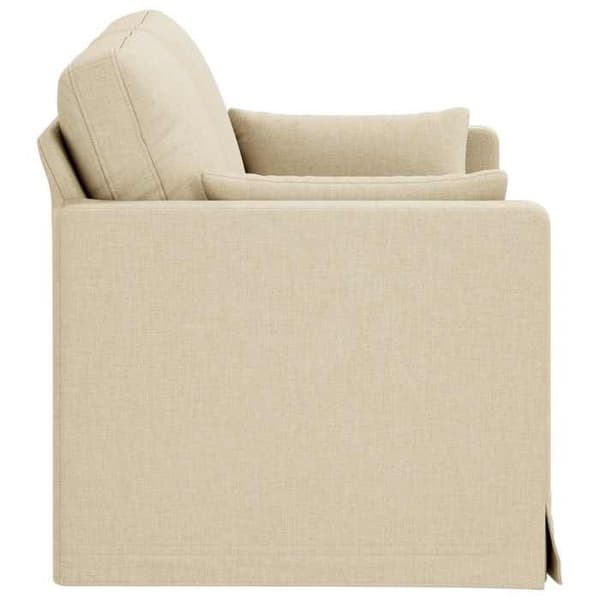 Maison Exclusive - Soffa Crème 139 x 78 x 80 cm tyg