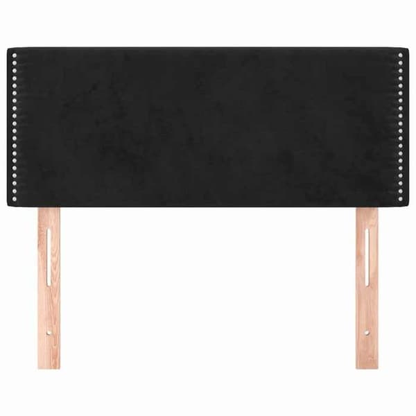 Maison Exclusive - Svart sänggavel 100x5x78/88 cm Sammet