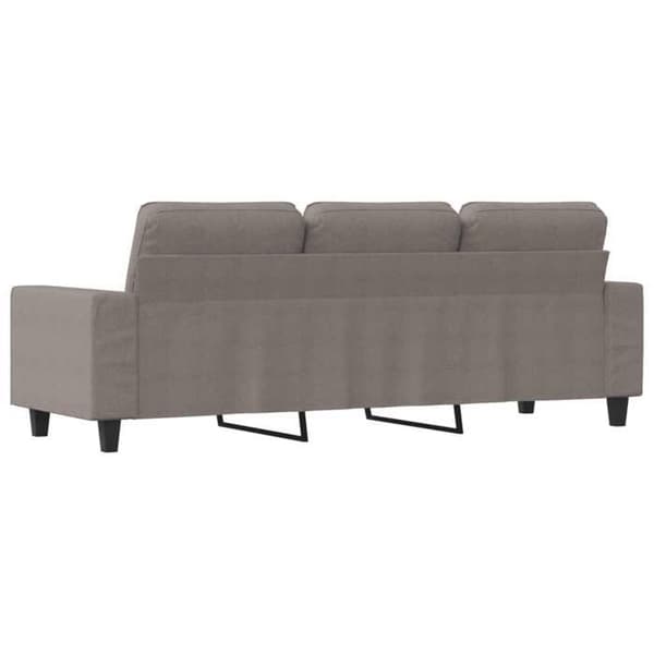Maison Exclusive - 3-sitssoffa Taupe 180 cm Tyg