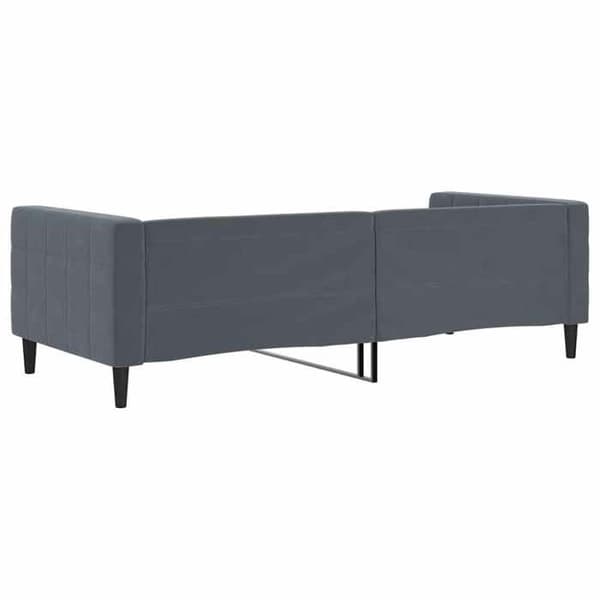 Maison Exclusive - Mörkgrå vilobädd 90x190 cm sammet Mörkgrå