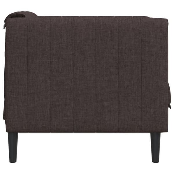 Maison Exclusive - Tummanruskea kangastuoli